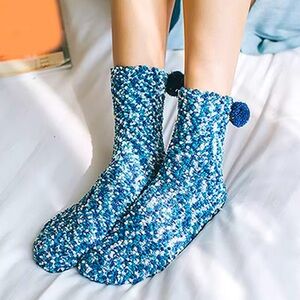 Socks with Pom Poms
